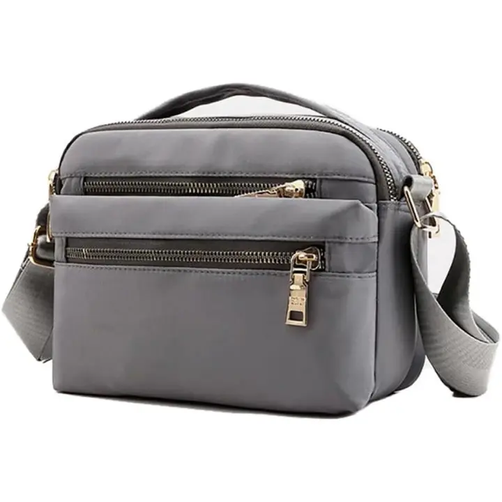 Bolso bandolera multibolsos para Mujer, ideal para ir de Bolsas, IR de excursión, IR de Bolsas, IR de Bolsas, IR de excursión a Diario (GRIs) - 1