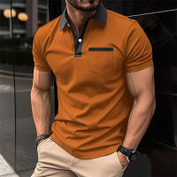 Camisa Polo Corta Para Hombre Estilo Casual Impresión Digital Camiseta Top De Verano Material Poliéster Anti-Pelusa - details 0