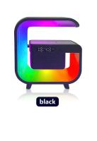 Estación De Carga Inalámbrica Con Luz De Noche Alarma Y Altavoz Bluetooth Estuche De Carga Rápida Para iPhone Samsung Xiaomi - details 12