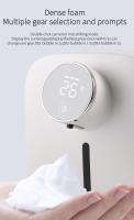 Dispensador De Jabón Automático Multifuncional Montado En La Pared Con Sensor Infrarrojo Y Pantalla Digital LED Recargable Por USB - details 5