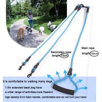 Correa De Nylon Para Dos Cabezas De Perro Dual 2 Maneras Correa De Manos Juntas Para Caminar Con Dos Perros Correa De Collarín Para Animales De Estimulación Física - details 1
