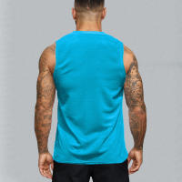 Camiseta De Gimnasio Para Hombre Verano Quick-drying Mesh Sin Mangas Para Fitness Running Deporte Estilo Casual Colorible Tallas M-XXL - details 4