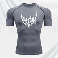Camiseta De Compresión Para Hombre Verano Deporte Fino Correr Ciclismo Tiras Cortas Top Deportivo Transpirable S-3XL - details 13