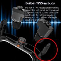 Reloj inteligente para hombre con auriculares (respuesta/Marcado), Rastreador de Ejercitos Deportivo resistant táctico para Exteriores HD de 2,01 pulgadas with pasos, calorías, monitor de Sueño, monitor de cuenta para Android iPhone - details 6