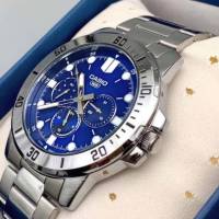 Reloj cronógrafo analógico hombre Casio MTP-VD300D-2E 45mm correa de acero - details 3