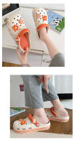 Sandalias De Moda Para Mujer Impermeables Verano Slides Con Suela Suave Zapatillas De Jardín Internas Y Externas Antideslizantes - details 5