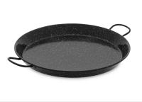 LILI HOME Paella Valenciana Esmaltada – Tradición y Versatilidad en tu Cocina. Fabricada en acero esmaltado vitrificado, ofrece una resistencia excepcional al calor y al desgaste. Apta para cocinar con leña, en cocinas de gas, paelleros de gas y hornos. F - details 4