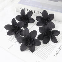 10Pcs Flores Artificiales 5CM Para Decoración De Hogar Fiesta Boda Jardín Accesorios Para Coronelas Y Manualidades - details 24