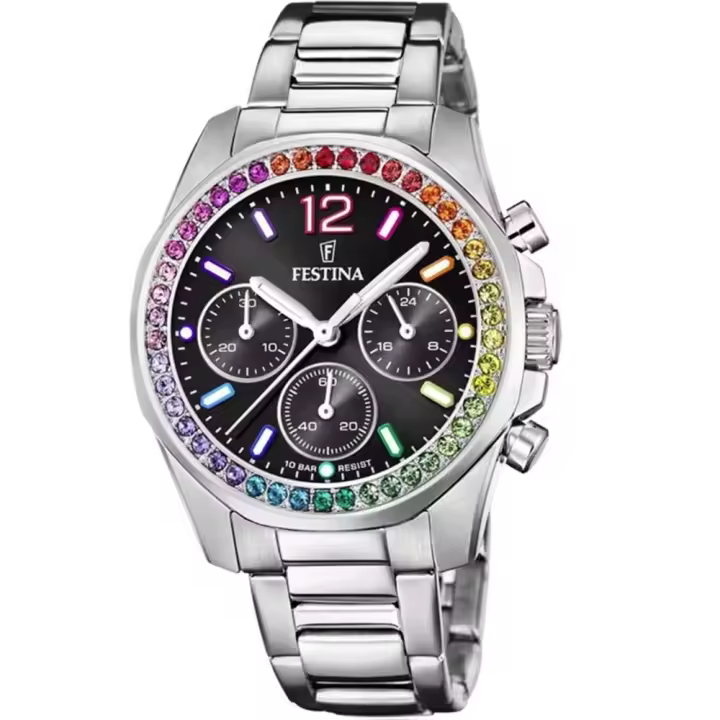 Reloj FESTINA F20606/3 "BOYFRIEND" Collection Para Mujer Esfera Negra - 1