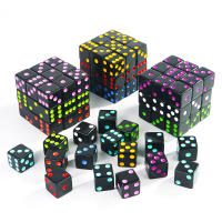 Dado Cubico De 16mm D6 Con Patas Y Puntos Estándar Para Juegos De Mesa Casinós Y RPG De Mesa Y Enseñanza De Matemáticas - details 1