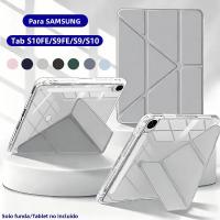 Funda Plegable De Acrílico Transparente Para Tableta Samsung Tab A11 A9 8.7 Pulgadas A11 plus 2025 A8 S10 FE 10.9 S9 FE S7 S8 plus S6 Lite Protección Antichoque Anti-polvo - details 0