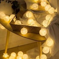 Luces De Navidad De 3M Con 20 LEDS En Forma De Bolitas De Algodón Cadena De Luces Para Decoración Exterior Jardín Calle Regalo De Año Nuevo - details 9