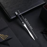 Cuchillo Para Abrir Letras De Metal En Forma De Sobres 1pc Regalo Creativo Para Oficina Hoja De Acero Inoxidable Para Cortar - details 13