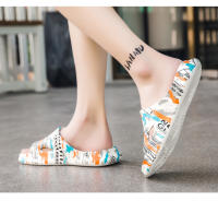 Zapatillas De Verano Para Hombre Y Mujer Con Diseño Gráfico Grueso Y Plataforma Para Parejas Zapatos De Casa Transpirables Y Cómodos Para Uso Interior - details 16