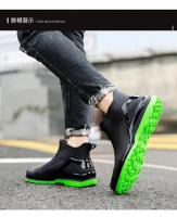 Botas De Lluvia Antideslizantes Para Hombre Botas Cortas Impermeables De Goma Para Cocina Cubierta De Zapatos Para Lavado De Coche Pesca Y Trabajo - details 6