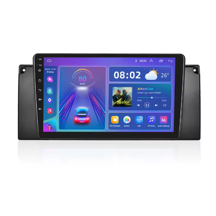 Podofo Radio de coche Android 2 Din para Volkswagen BMW E53 1999 2000 2001 2002 2003 2004 2005 Carplay 8+128GB AI Voice WIFI+4G DSP GPS Navegación Multimedia Reproductor de Video - 1