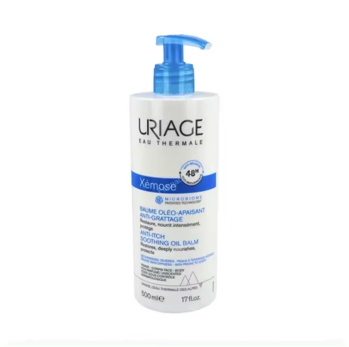 Bálsamo Oleo-calmante Uriage Xemose 500 ml - Hidratación para Piel Atópica y Sequedad Severa - 1