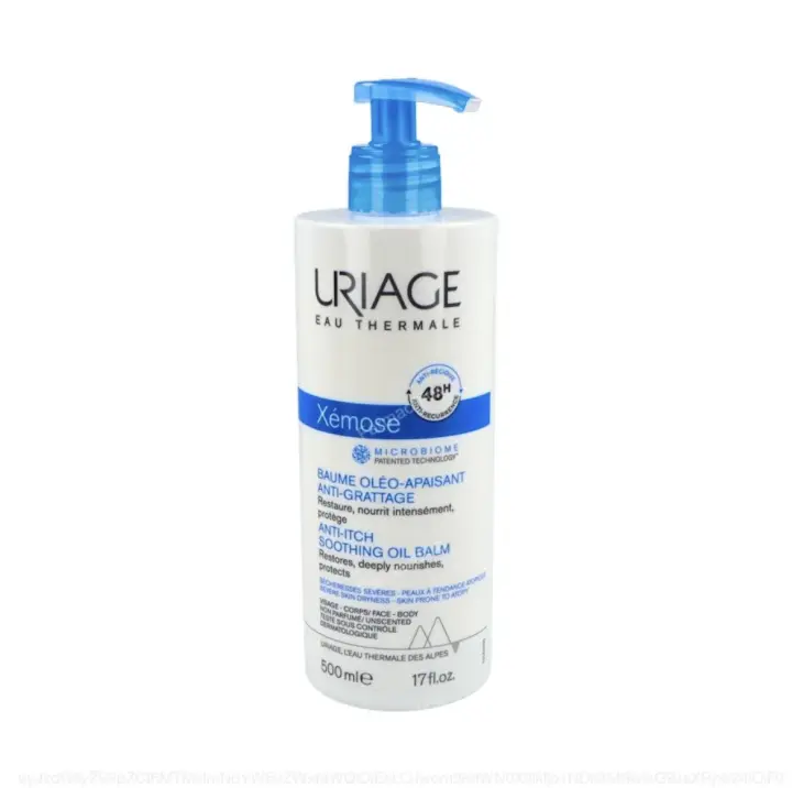 Bálsamo Oleo-calmante Uriage Xemose 500 ml - Hidratación para Piel Atópica y Sequedad Severa - 1
