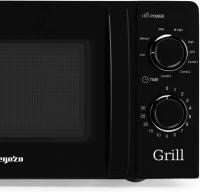 Orbegozo MIG 2131 Microondas con Grill con 20 litros de Capacidad, 5 Niveles de Funcionamiento y 3 Funciones combinadas, Temporizador hasta 30 Minutos, 700-900 W, 3600 W, 44 Decibeles, Acero, Negro - details 1