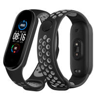 Correa de silicona deportiva para Xiaomi Mi Band 5 Mi Band 6 pulsera ajustable con cierre de fondo y impermeable - details 2