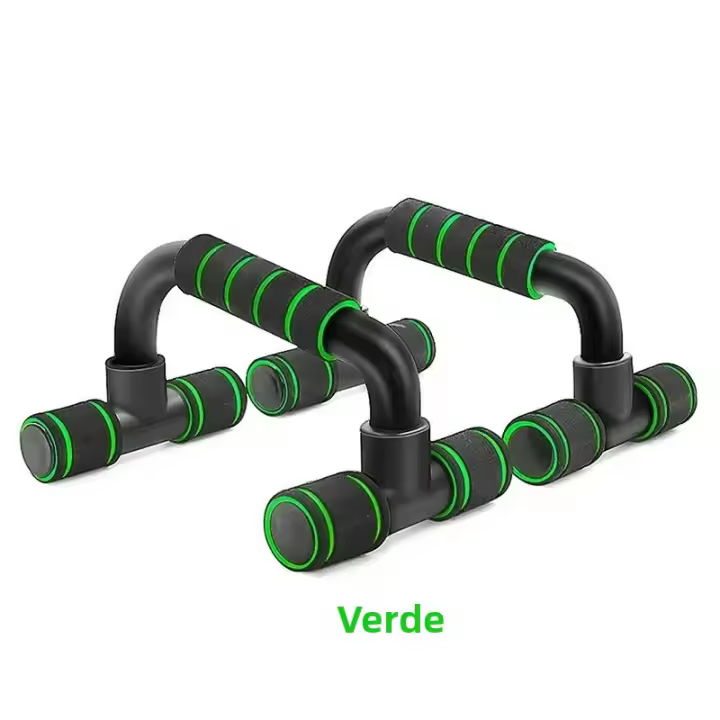 1par De Barras De Empuje En U Para Ejercicio De Musculación Y Entrenamiento De Pecho Equipos De Fitness Con Agarre De Esponja Para Gimnasio Doméstico - 1