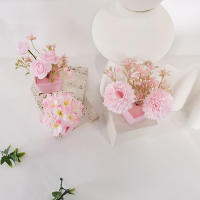 Juego De 3 Macetas Para Decoración Del Hogar Estilo Flor Bonsái Material Plástico Uso Interior Decoración De Aniversario Y Fiestas - details 1