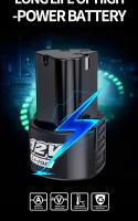 LYUWO Set De Destornillador Eléctrico Recargable 3/8 Herramienta De Mantenimiento Automotriz Para Quitar Tornillos Y Nutrición - details 9