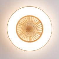 ecotec Ventilador de Techo con Luz EnergySilence LampAero 600 InsideWood. Motor DC, 20W, LED de 45W, 5 Aspas de 24", Control Remoto, 3 Velocidades, 3 Tonos de luz, Temporizador, Modo Winter/summer - details 0