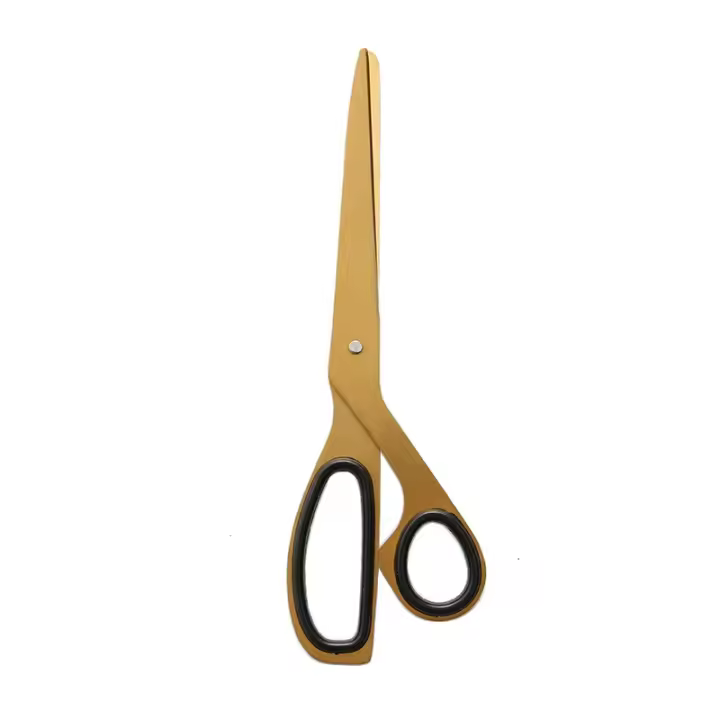 Tijeras De Acero Inoxidable Dorado Estilo Nórdico Simplicidad Asimétrica Para Cortar Papel Herramientas DIY Para Arte Escuela Oficina - 1