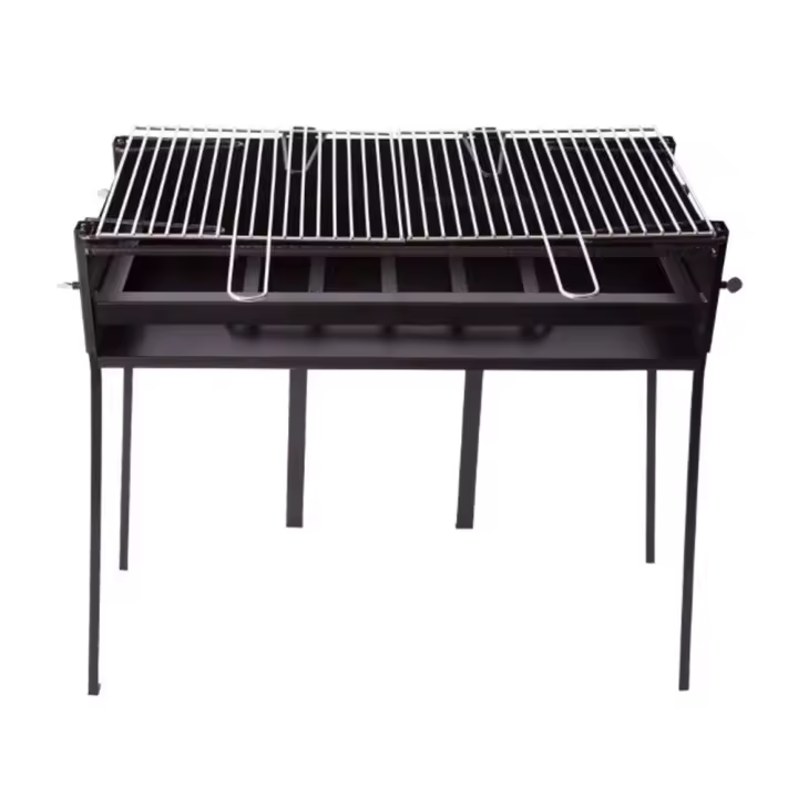 Garcia Barbacoa Doble Parrilla Hierro 80x40 Cm - 1