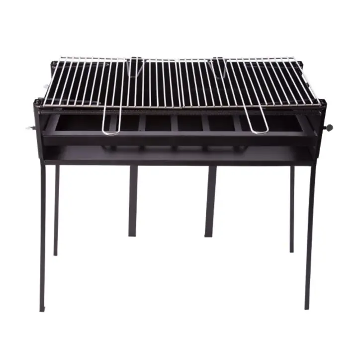Garcia Barbacoa Doble Parrilla Hierro 80x40 Cm - 1