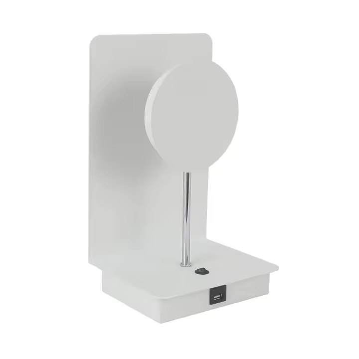 Ledkia Lámpara de Mesa de Metal Sombong Blanco - 1