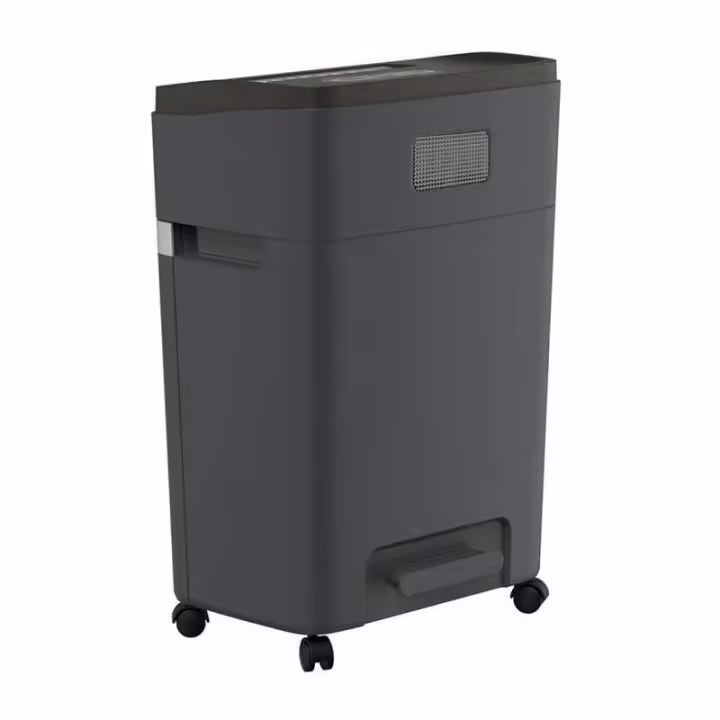 HP PRO SHREDDER 12MC destructora, micro corte, P-5, 12 tarjetas, 25l, gris oscuro - 1