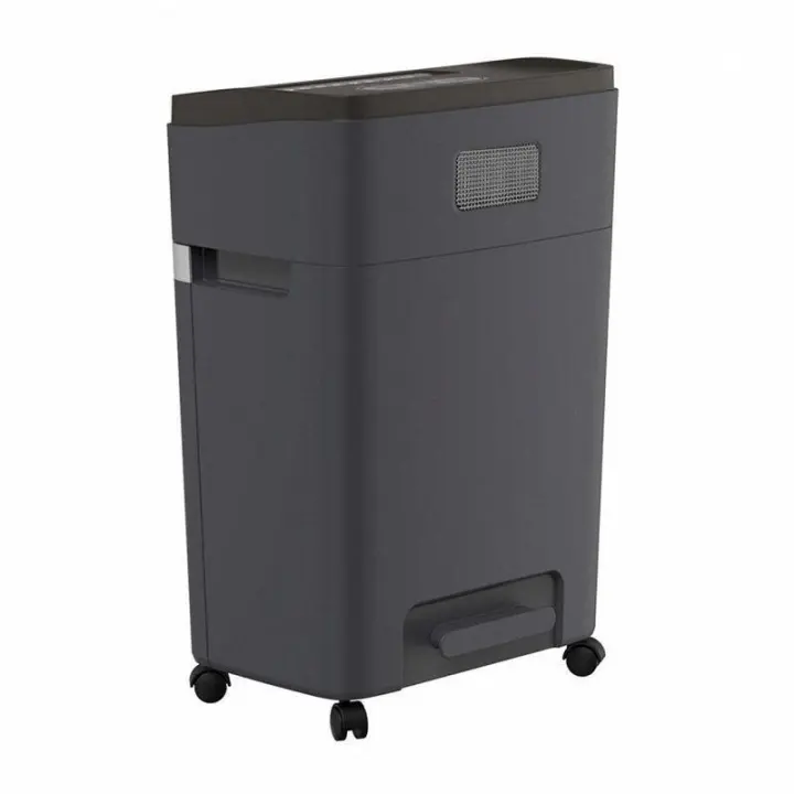 HP PRO SHREDDER 12MC destructora, micro corte, P-5, 12 tarjetas, 25l, gris oscuro - 1