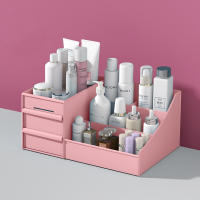 Estuche de plástico para maquillaje, caja contenedora de joyería, organizador de maquillaje, cajones, caja de almacenamiento de cosméticos, soporte para brochas de maquillaje - details 24