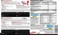 Gourmet Protein 1 kg  Mezcla de proteínas de alta calidad con trozos reales de fruta deshidratada  Amix Nutrition - details 0