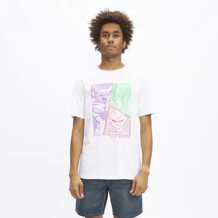 Camiseta Manga Corta HYDROPONIC DRAGON BALL Z VILLAINS White 23004-01 - 1