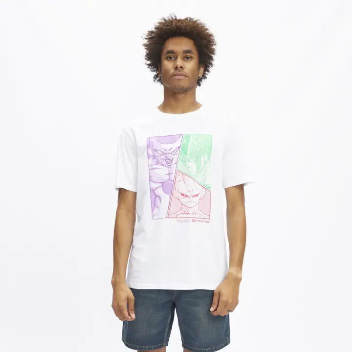Camiseta Manga Corta HYDROPONIC DRAGON BALL Z VILLAINS White 23004-01 - 1
