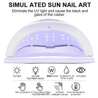 Secador De Uñas Profesional Luz LED UV ELD De Alta Potencia Con Sensor Automático Para Manicura Equipo De Salón De Belleza - details 9