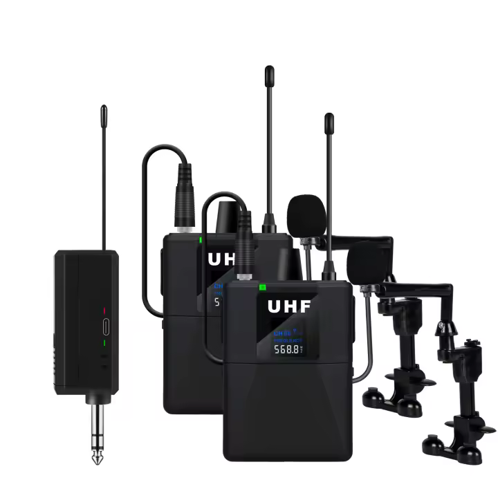 Mini Micrófono De Escote Omnidireccional Para Instrumentos Musicales Violín Micrófono Lavalier Dinámico Para Estudio Profesional - 1
