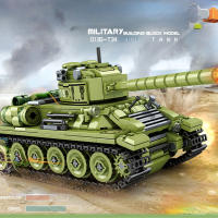 Bloques De Construcción MOC 99A Tanque De Batalla Principal Militar Challenger Leopard Panther Juguetes Para Niños Modelo De Ejército Soldado Pesado - details 8