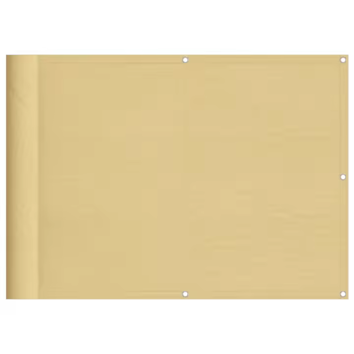 Pantalla de Balcón 100% poliéster Oxford arena color 75x400 cm - 1