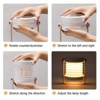 Lámpara de mesa plegable, luz de noche segura para bebés, lámparas de mesa portátiles, lámparas de noche con control táctil - details 3