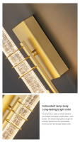 Lámpara De Pared Moderna De Cristal De Burbuja Para Iluminación Interior Del Salón Dormitorio Estudio Luz De Fondo Sconces - details 3