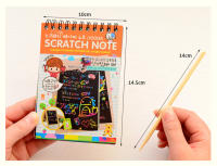 Pintura Por Arrastre Para Niños 10 Hojas De Papel Arcoíris Con Plantillas De Graffiti Juguete De Dibujo Creativo Para Niños - details 7