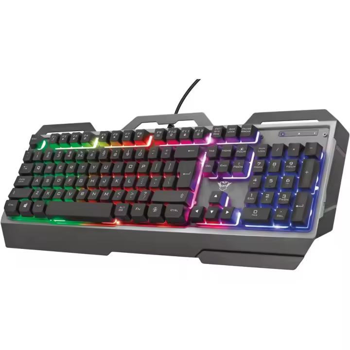 Trust Gaming GXT 856 Torac Teclado Gaming con Placa Superior Metálica e Iluminación - 1