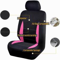 Funda universal para asiento de coche de malla de poliéster adecuada para modelos de cinco plazas, juego de 9 piezas - details 5