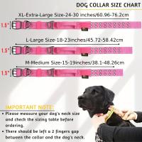 Collar Pesado Para Perros Con Manija Resistente Y Reflejante Para Entrenamiento Caminatas O Caza Adecuado Para Grandes Razas - details 1