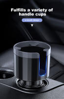 Soporte De Taza Para Coche SEAMETAL Estable Y Antideslizante Ajustable Libre Base Extensión De Gran Calibre Anti Deslizamiento Rack De Botella Auto 6.5CM-10.5CM Negro - details 7