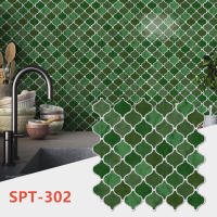 Pegatina De Pared 3D Falsa Drip Tile Autoadhesiva Kuujojo Para Cocina Sala De Estar Y Baño Fácil De Quitar Tamaño 12x12 Pulgadas - details 8